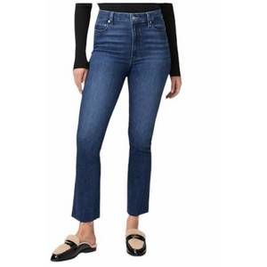 PAIGE Women's Straight Leg Jeans - Dark Blue
